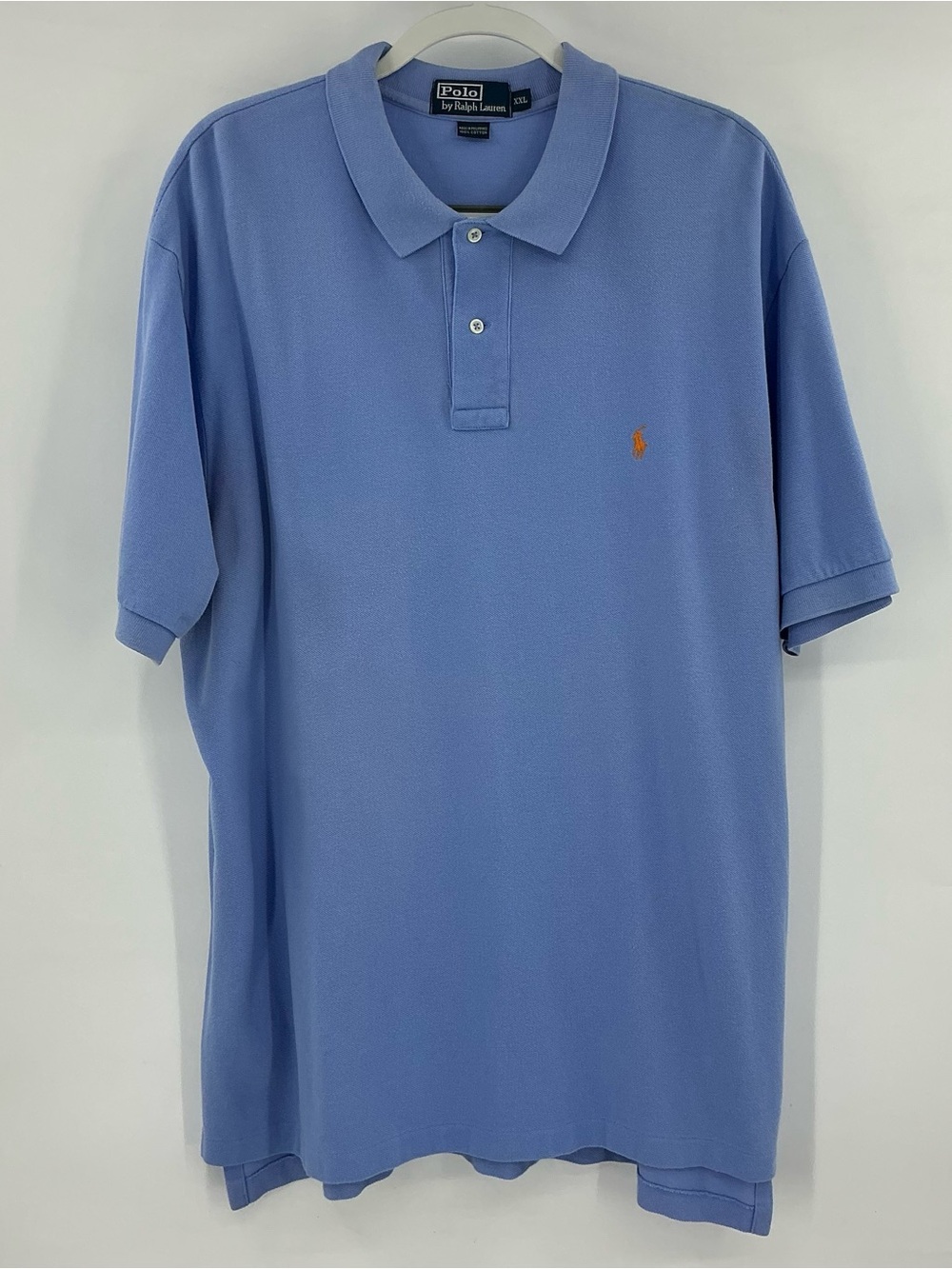 Vintage Polo Ralph Lauren Light Blue Polo with Orange Pony